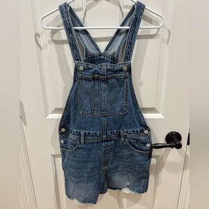 Girls - Old Navy Light Blue Denim Overalls - Size XL (14-16)